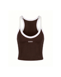THE BROWN LINEN TANK