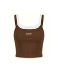 THE BROWN LINEN CAMI