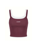 THE BURGUNDY CREAMY CAMI