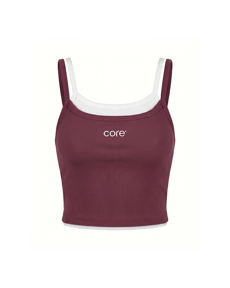 THE BURGUNDY CREAMY CAMI